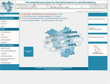 Tablet Screenshot of gutachterausschuss-bb.de